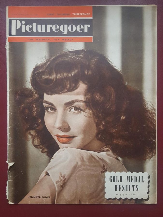 PICTUREGOER magazine side cover Issue 742  Weekly 23 July 1949
