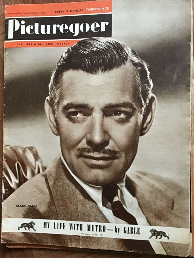 PICTUREGOER magazine side cover Issue 750  Weekly 17 September 1949