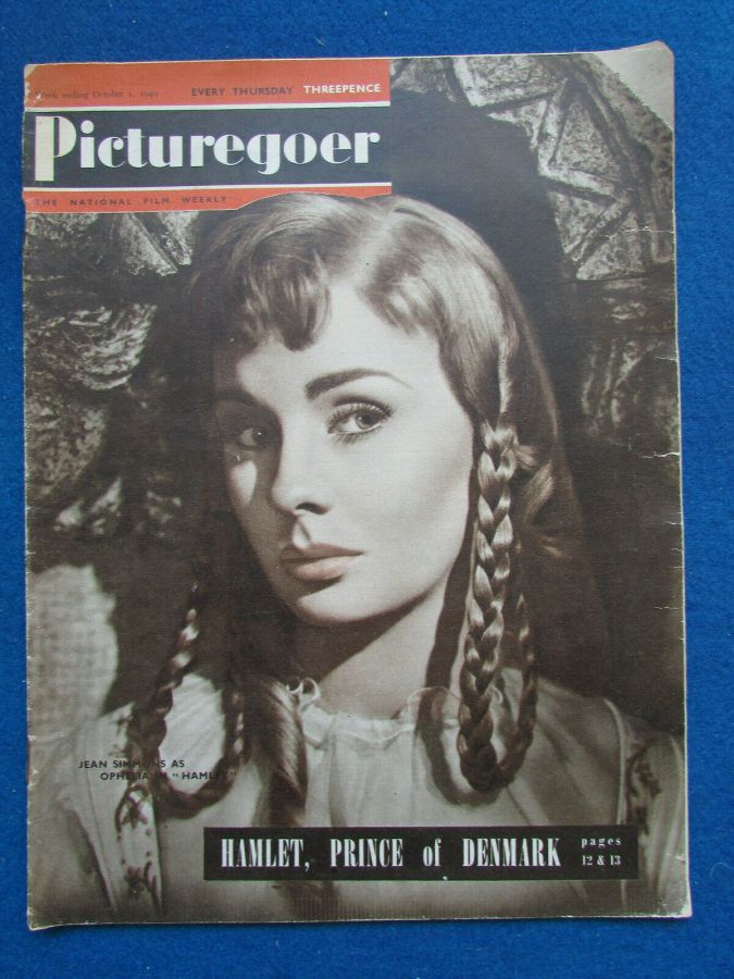 PICTUREGOER magazine side cover Issue 752  Weekly 1 October 1949