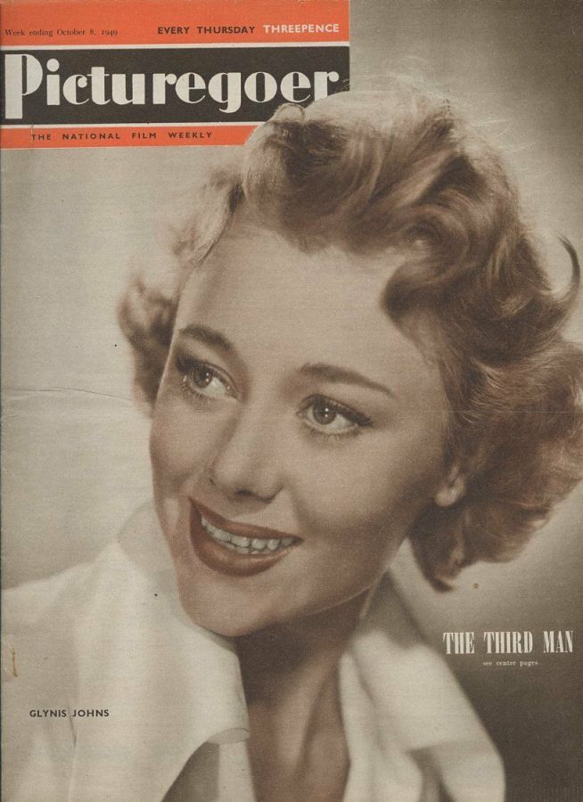 PICTUREGOER magazine side cover Issue 753  Weekly 8 October 1949