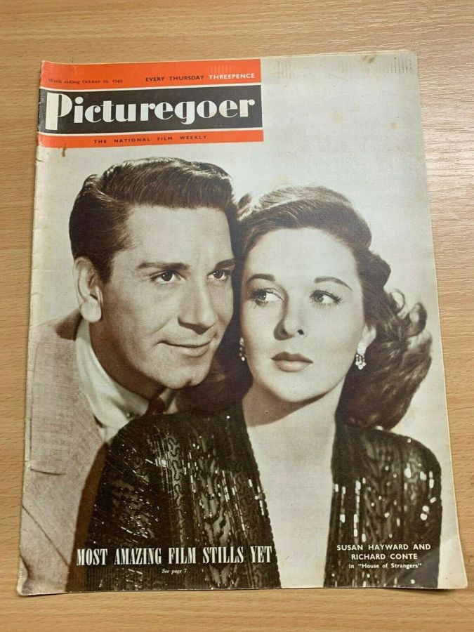 PICTUREGOER magazine side cover Issue 756  Weekly 29 October 1949