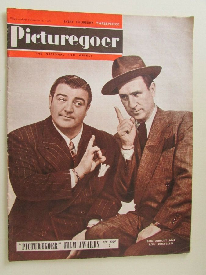 PICTUREGOER magazine side cover Issue 757  Weekly 5 November 1949