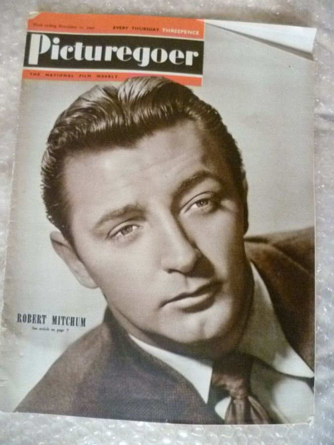 PICTUREGOER magazine side cover Issue 758  Weekly 12 November 1949