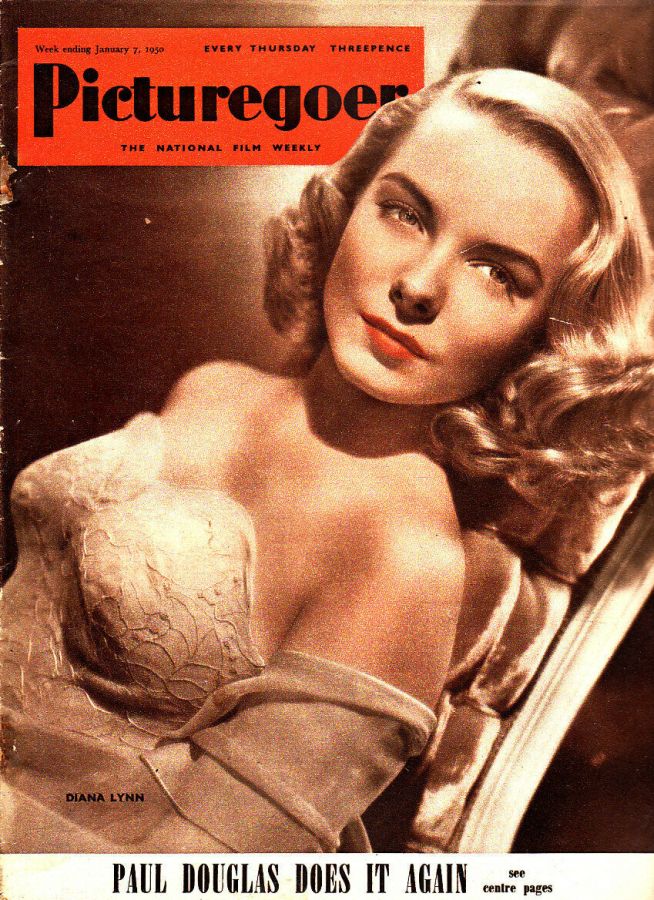 PICTUREGOER magazine side cover Issue 766  Weekly 7 January 1950