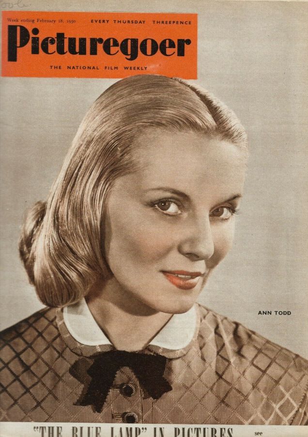 PICTUREGOER magazine side cover Issue 772  Weekly 18 February 1950