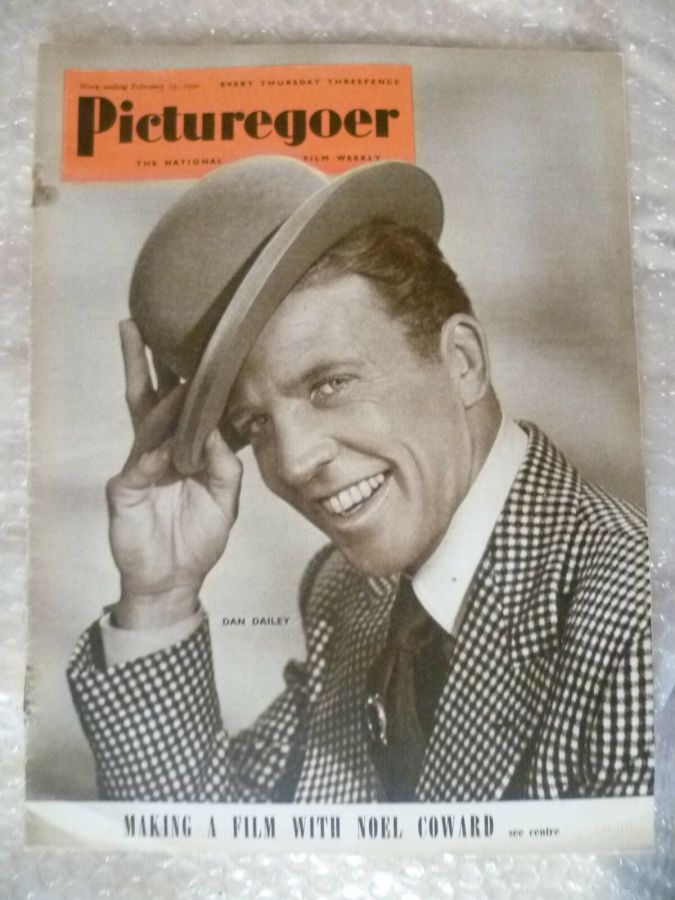 PICTUREGOER magazine side cover Issue 773  Weekly 25 February 1950