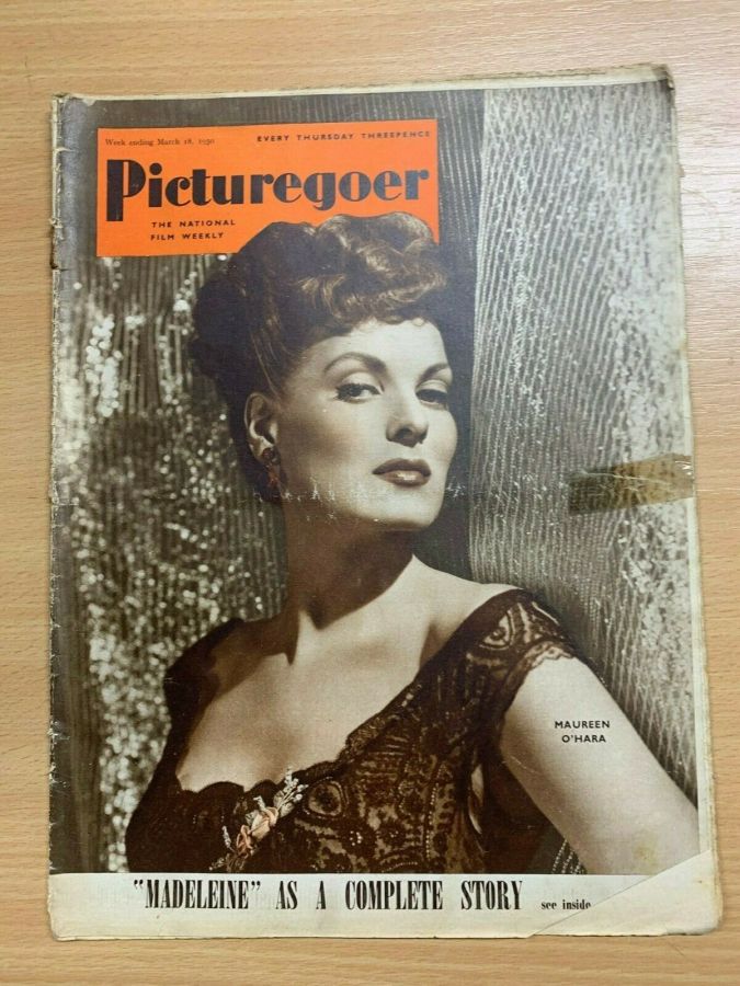 PICTUREGOER magazine side cover Issue 776  Weekly 18 March 1950