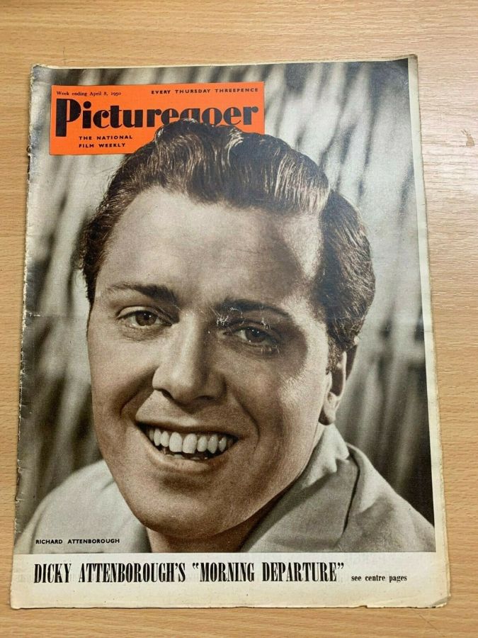 PICTUREGOER magazine side cover Issue 779  Weekly 8 April 1950