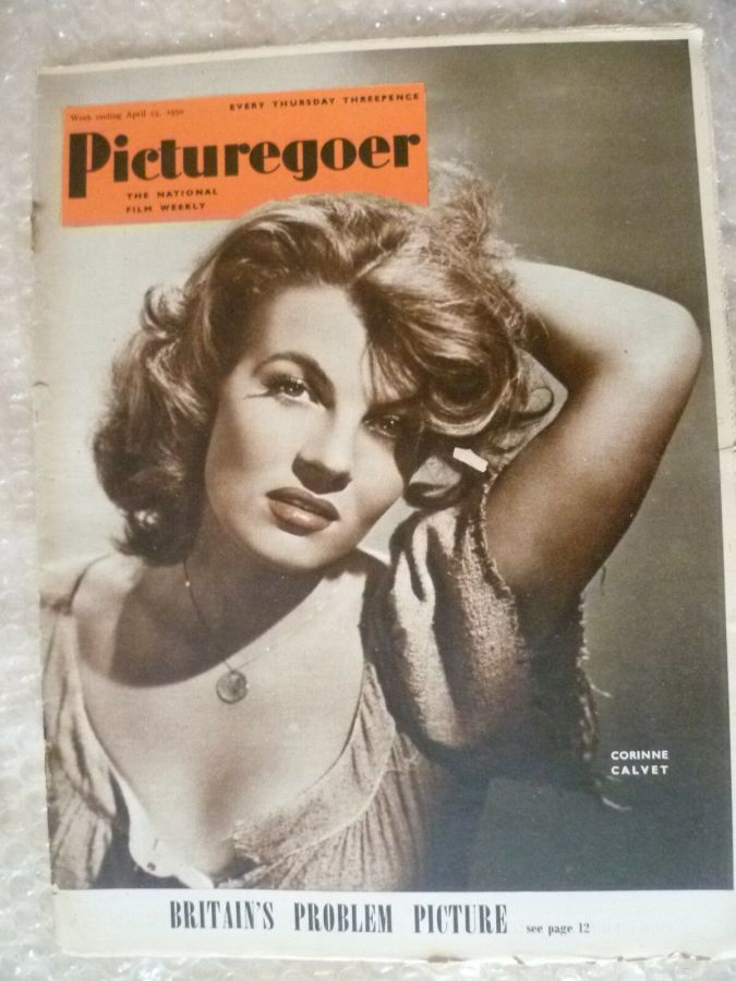 PICTUREGOER magazine side cover Issue 780  Weekly 15 April 1950
