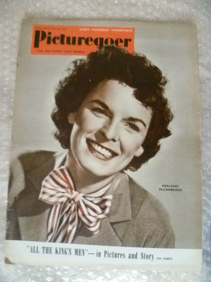 PICTUREGOER magazine side cover Issue 785  Weekly 20 May 1950