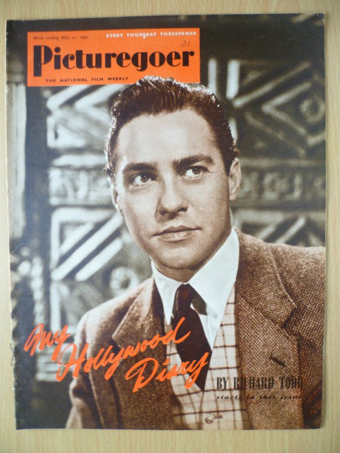PICTUREGOER magazine side cover Issue 786  Weekly 27 May 1950