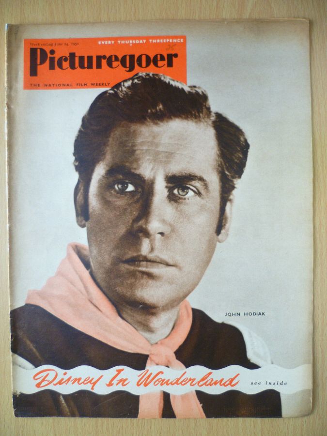 PICTUREGOER magazine side cover Issue 790  Weekly 24 June 1950