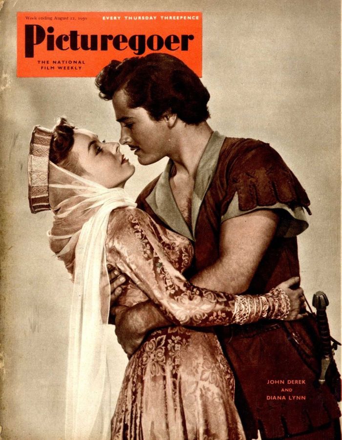 PICTUREGOER magazine side cover Issue 797  Weekly 12 August 1950