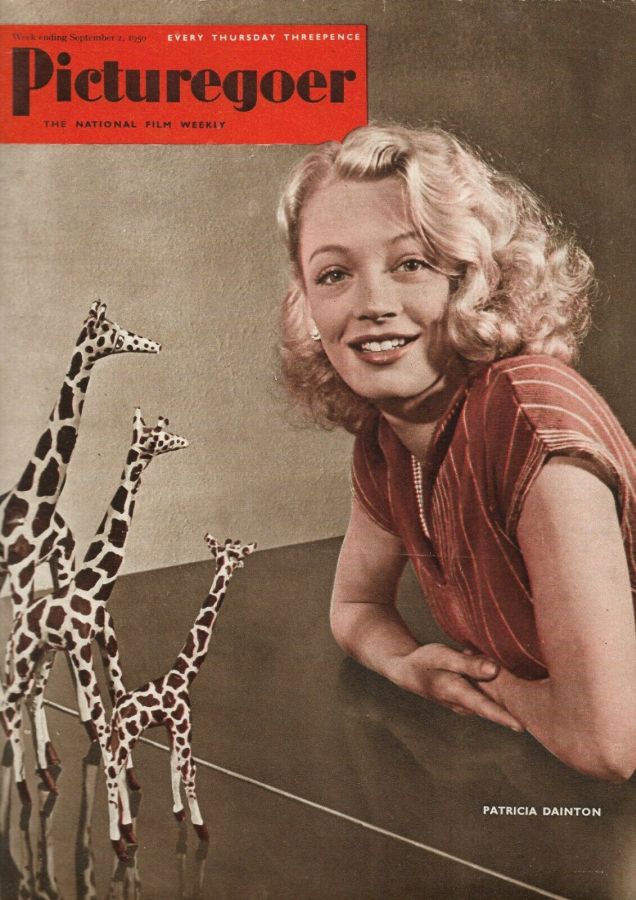 PICTUREGOER magazine side cover Issue 800  Weekly 2 September 1950