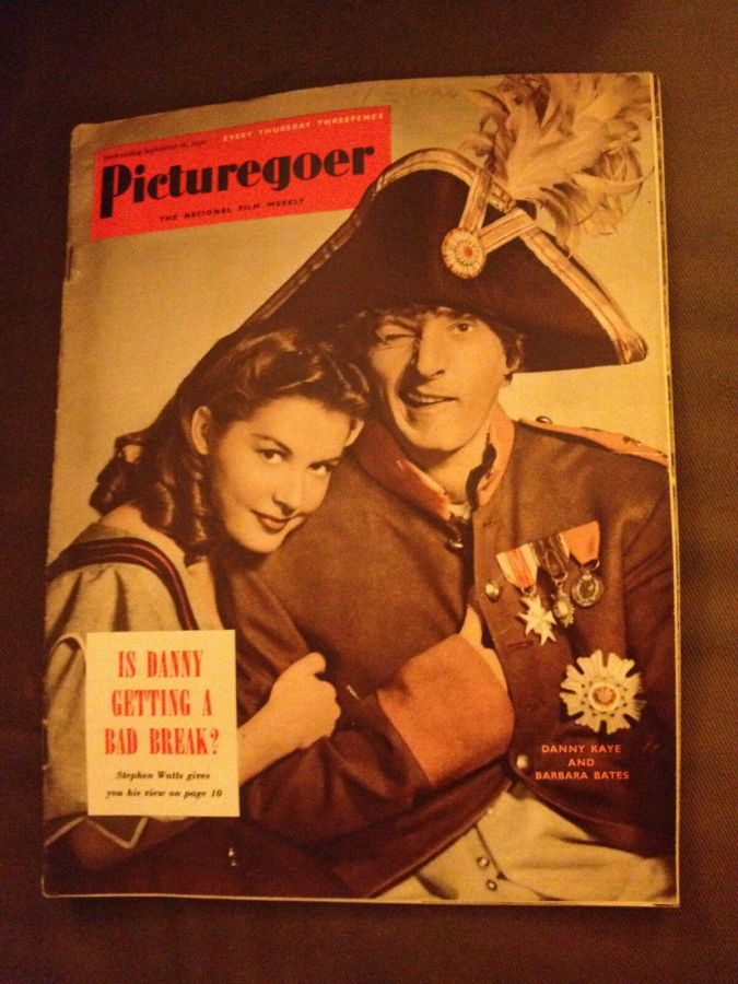 PICTUREGOER magazine side cover Issue 802  Weekly 16 September 1950