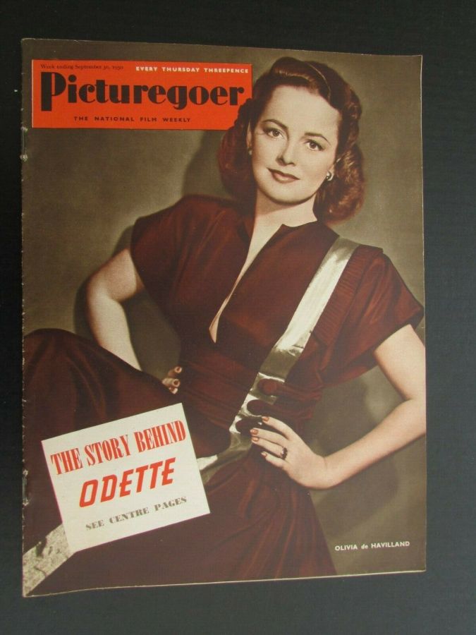PICTUREGOER magazine side cover Issue 804  Weekly 30 September 1950