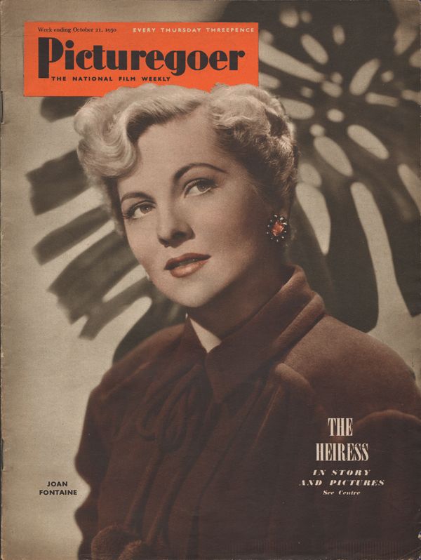 PICTUREGOER magazine side cover Issue 807  Weekly 21 October 1950