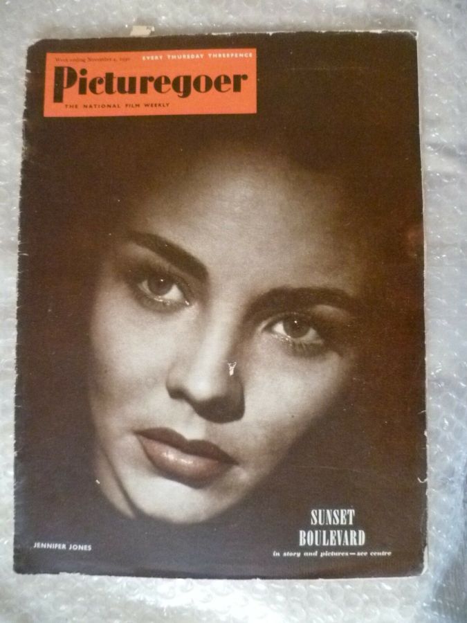 PICTUREGOER magazine side cover Issue 809  Weekly 4 November 1950