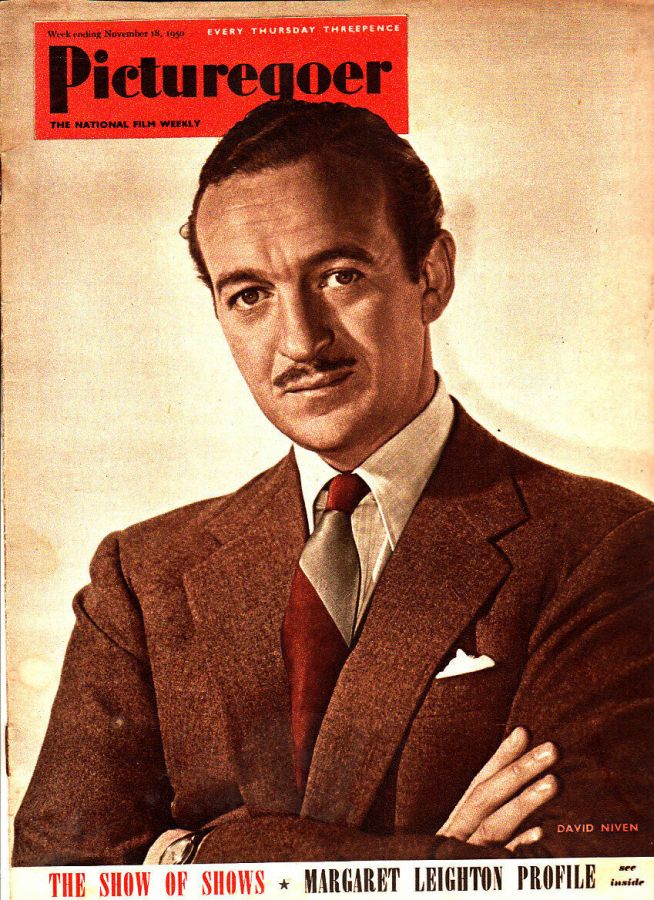 PICTUREGOER magazine side cover Issue 811  Weekly 18 November 1950