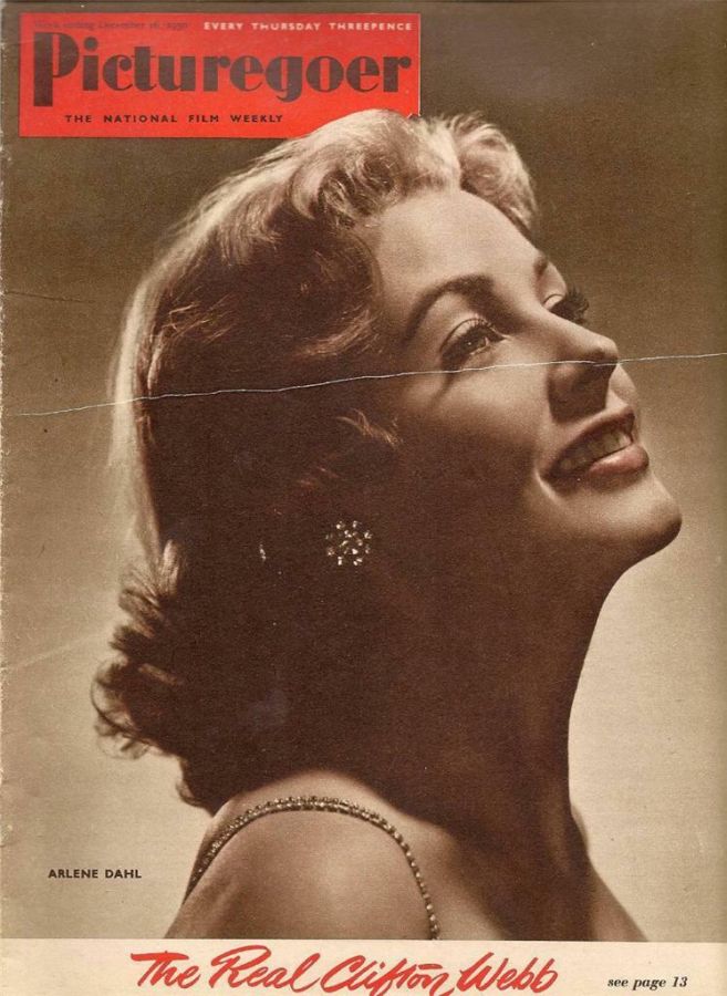 PICTUREGOER magazine side cover Issue 815  Weekly 16 December 1950