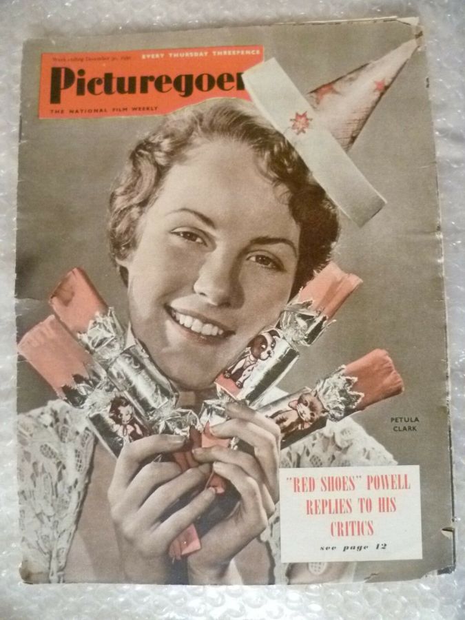 PICTUREGOER magazine side cover Issue 817  Weekly 30 December 1950
