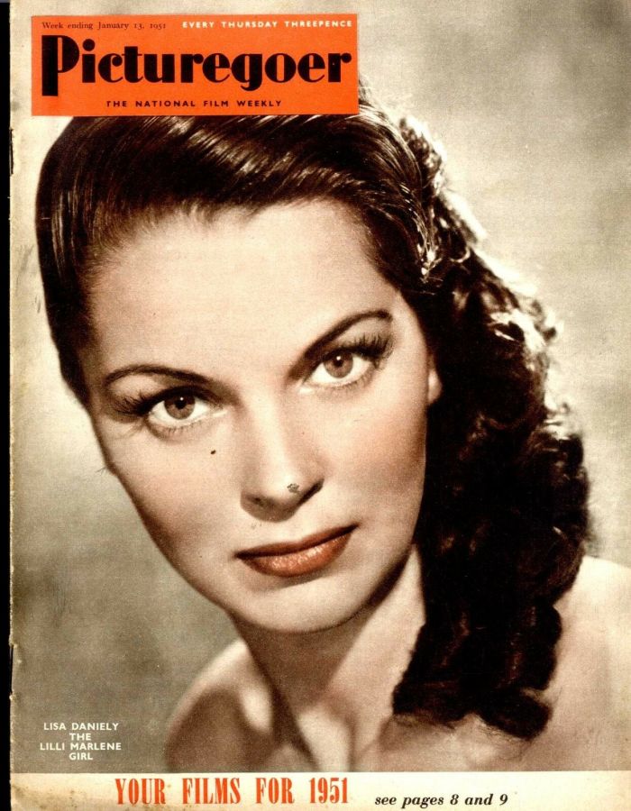 PICTUREGOER magazine side cover Issue 819  Weekly 13 January 1951