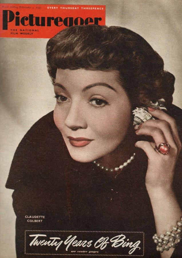 PICTUREGOER magazine side cover Issue 822  Weekly 3 February 1951