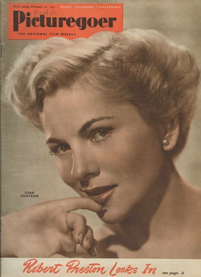 PICTUREGOER magazine side cover Issue 823  Weekly 10 February 1951