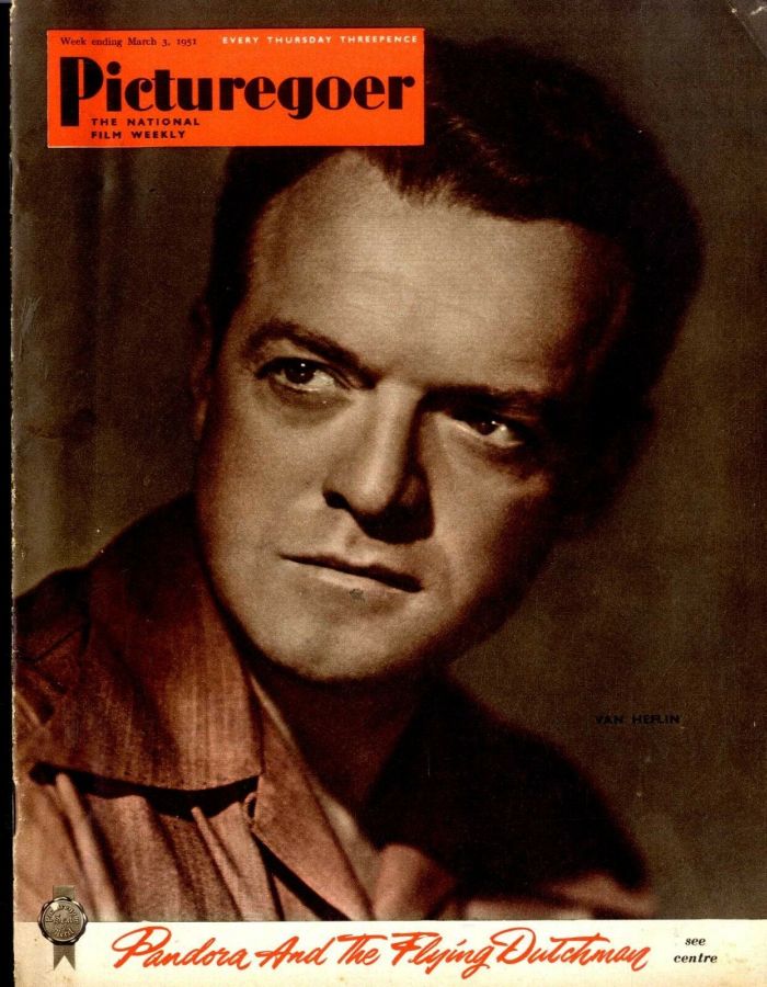 PICTUREGOER magazine side cover Issue 826  Weekly 3 March 1951