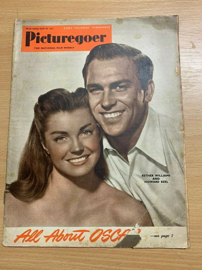 PICTUREGOER magazine side cover Issue 834  Weekly 28 April 1951