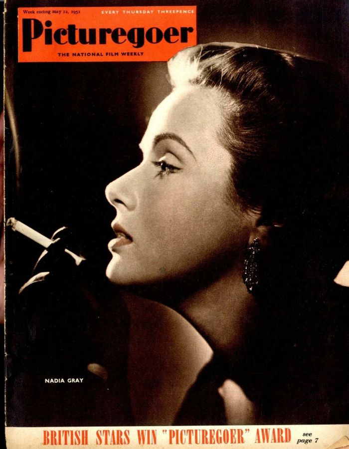 PICTUREGOER magazine side cover Issue 836  Weekly 12 May 1951