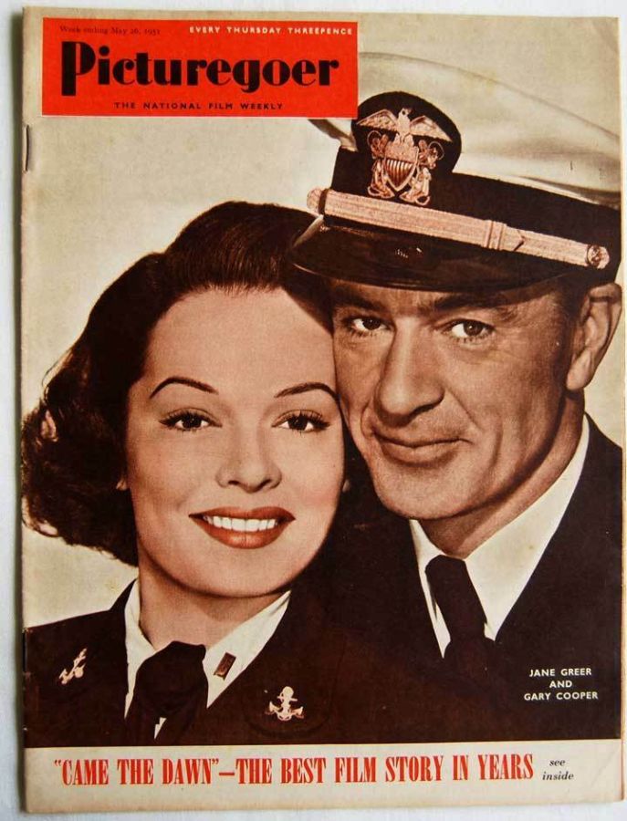 PICTUREGOER magazine side cover Issue 838  Weekly 26 May 1951