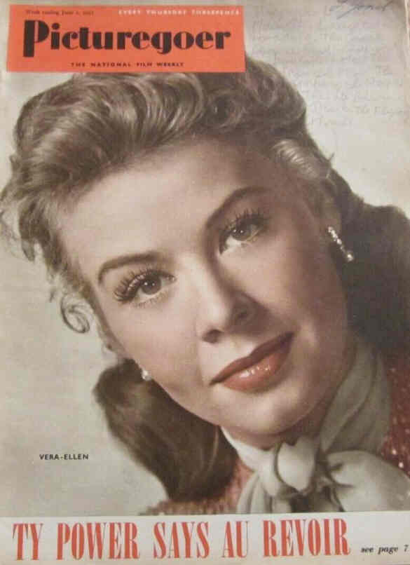 PICTUREGOER magazine side cover Issue 839  Weekly 2 June 1951