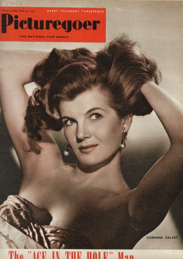 PICTUREGOER magazine side cover Issue 842  Weekly 23 June 1951