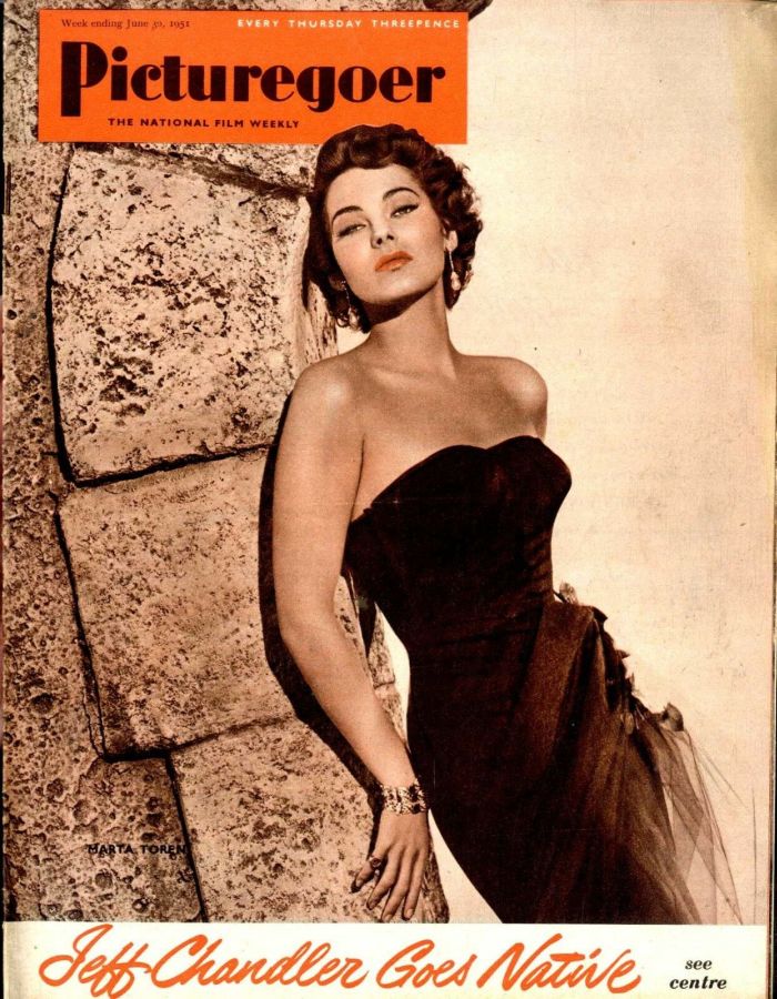 PICTUREGOER magazine side cover Issue 843  Weekly 30 June 1951