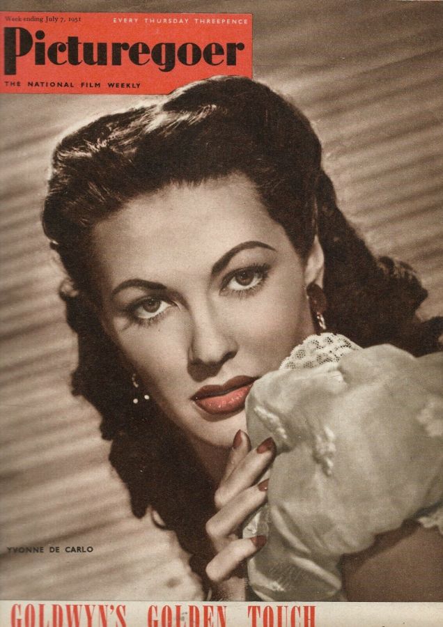 PICTUREGOER magazine side cover Issue 844  Weekly 7 July 1951