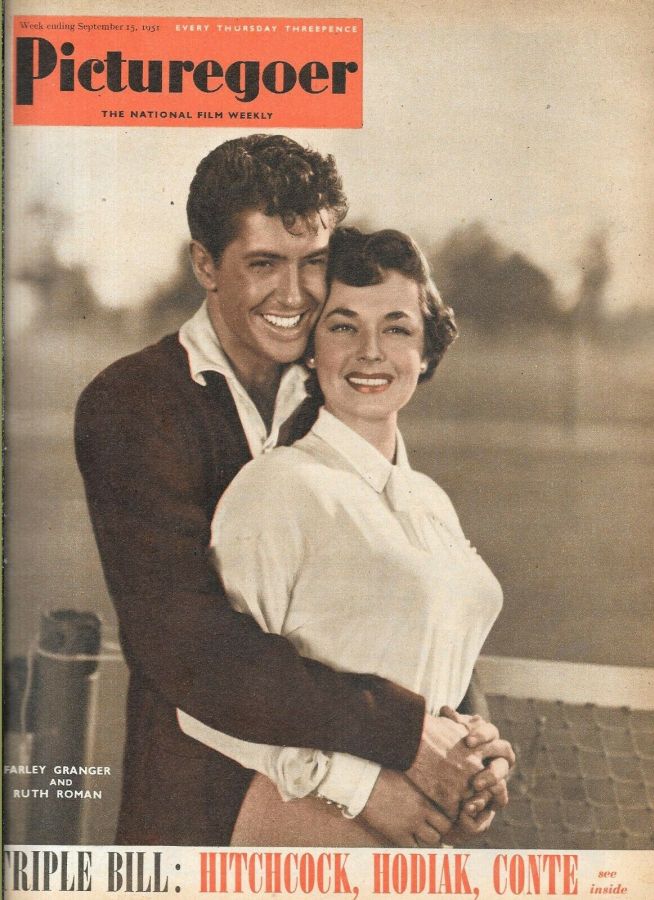 PICTUREGOER magazine side cover Issue 854  Weekly 15 September 1951
