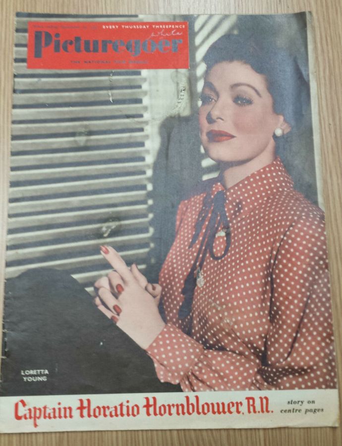 PICTUREGOER magazine side cover Issue 856  Weekly 29 September 1951