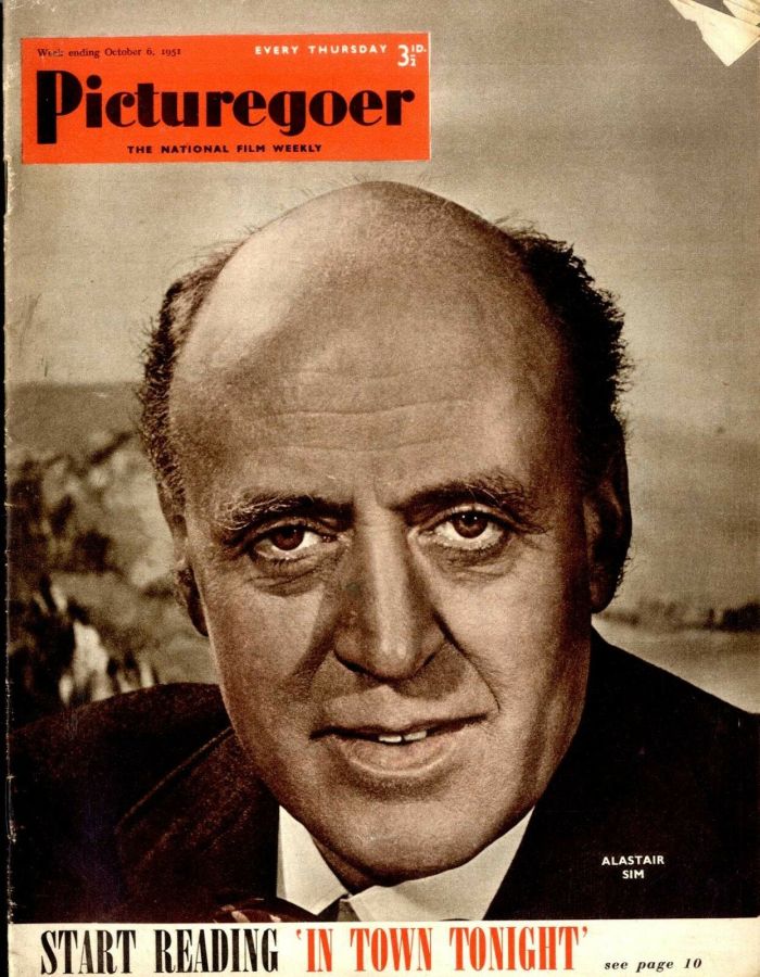 PICTUREGOER magazine side cover Issue 857  Weekly 6 October 1951