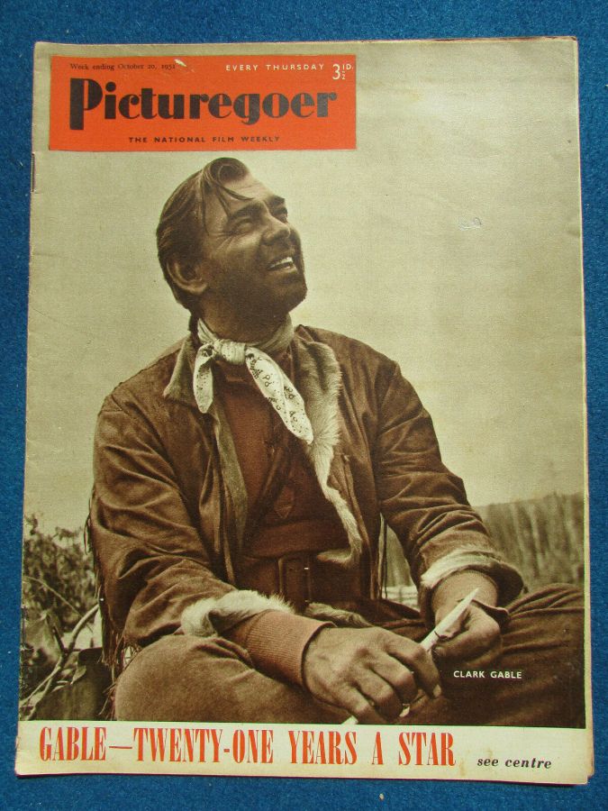 PICTUREGOER magazine side cover Issue 859  Weekly 20 October 1951