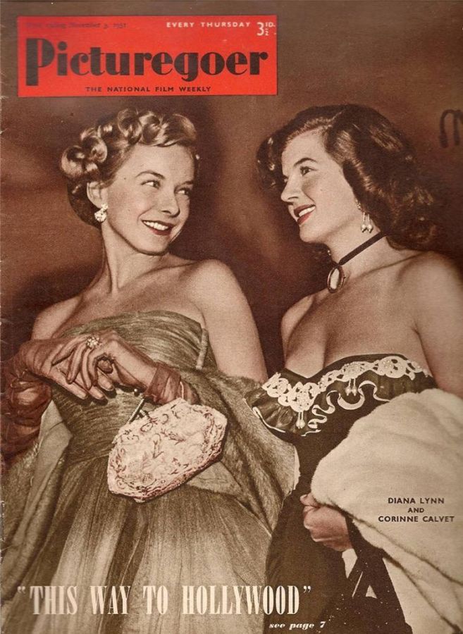 PICTUREGOER magazine side cover Issue 861  Weekly 3 November 1951