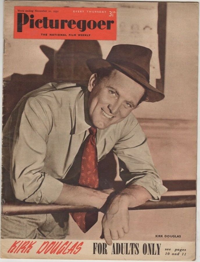PICTUREGOER magazine side cover Issue 862  Weekly 10 November 1951