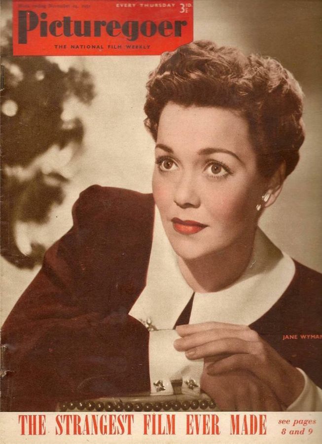 PICTUREGOER magazine side cover Issue 864  Weekly 24 November 1951