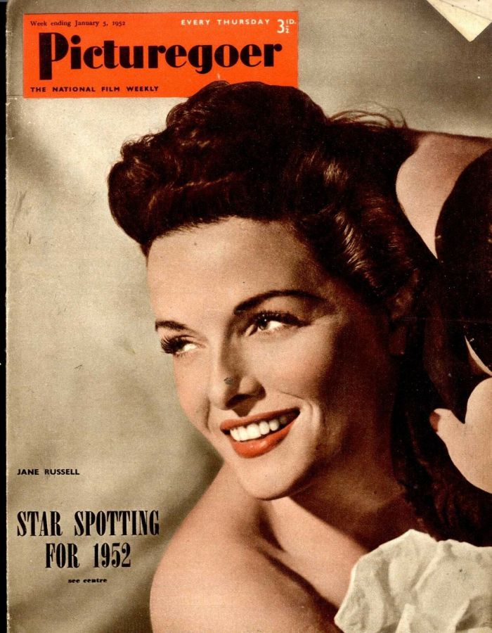 PICTUREGOER magazine side cover Issue 870  Weekly 5 January 1952