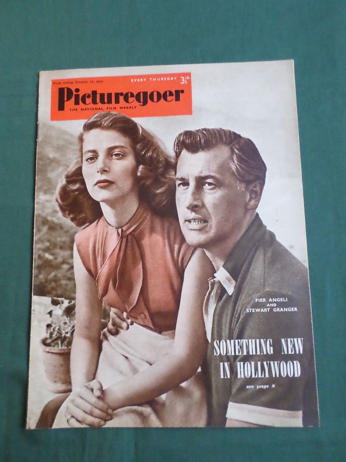 PICTUREGOER magazine side cover Issue 871  Weekly 12 January 1952