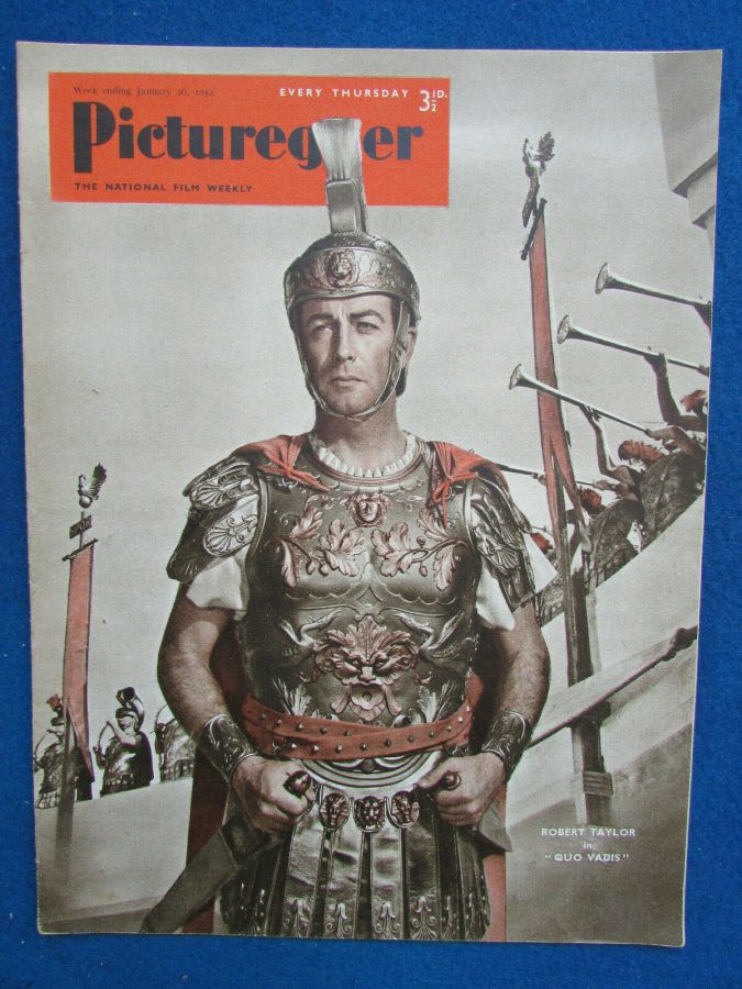 PICTUREGOER magazine side cover Issue 873  Weekly 26 January 1952