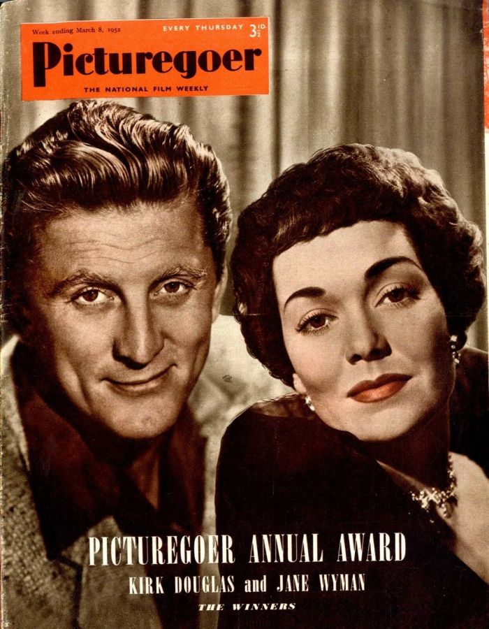 PICTUREGOER magazine side cover Issue 879  Weekly 8 March 1952