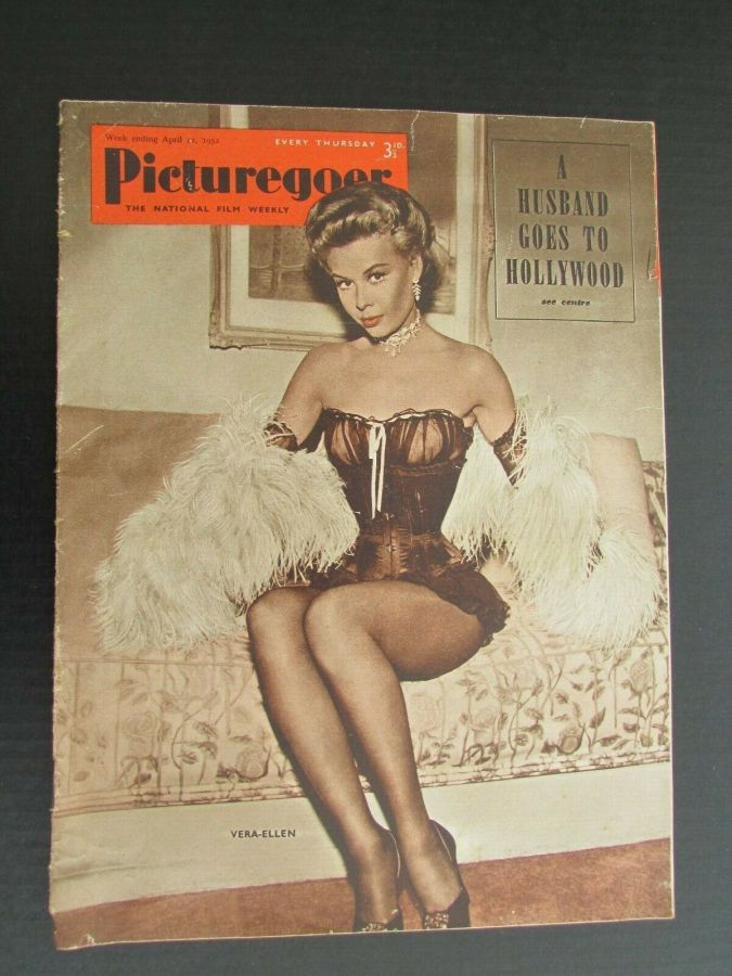 PICTUREGOER magazine side cover Issue 884  Weekly 12 April 1952