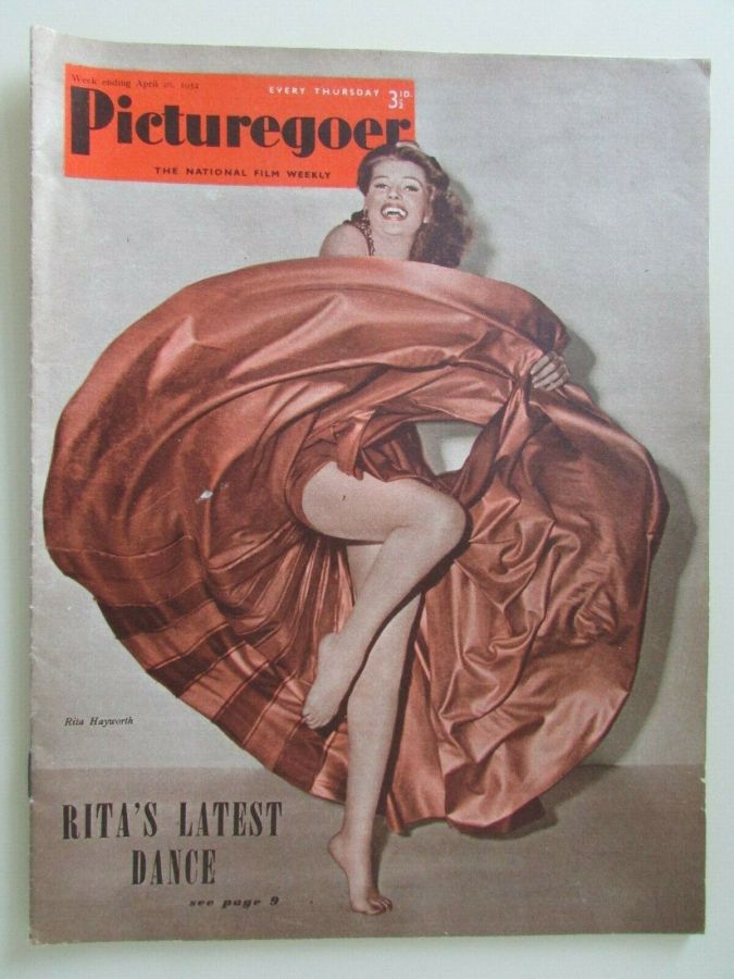PICTUREGOER magazine side cover Issue 886  Weekly 26 April 1952