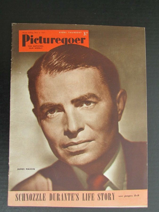 PICTUREGOER magazine side cover Issue 887  Weekly 3 May 1952